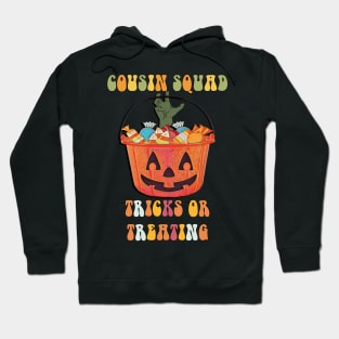 Halloween Jack O Lantern Cousin Squad Tricks Or Treating Hoodie